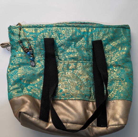 Riri  Metallic Embellished Tote bag - Picture 1 of 17